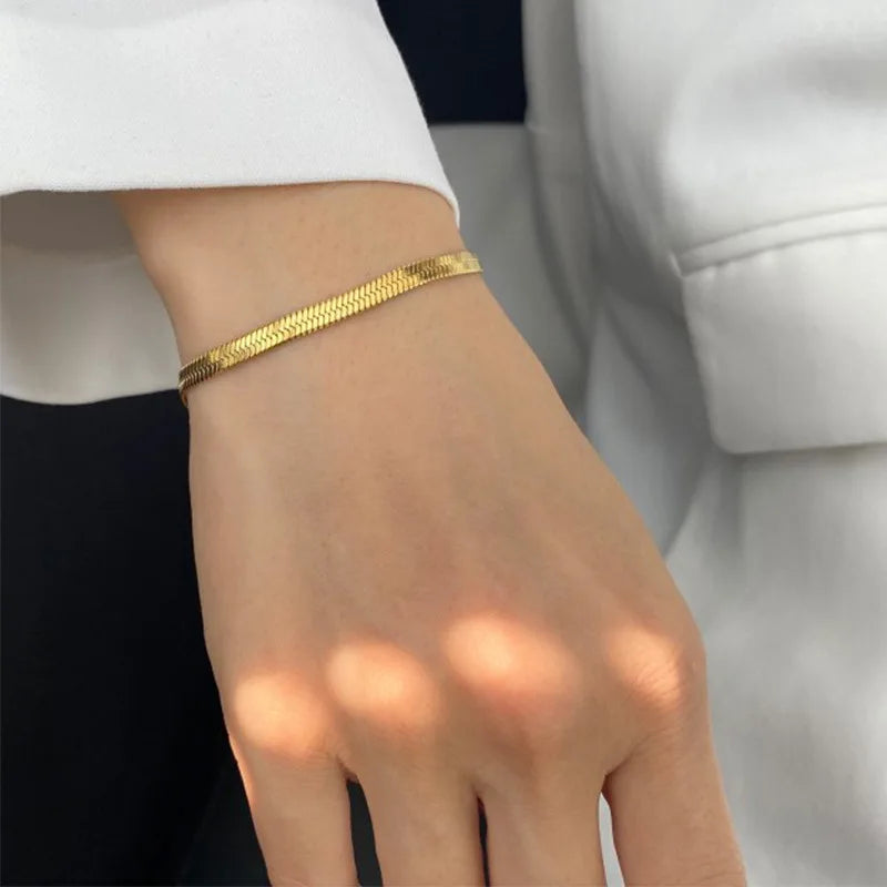 Chain Herringbone Bracelet
