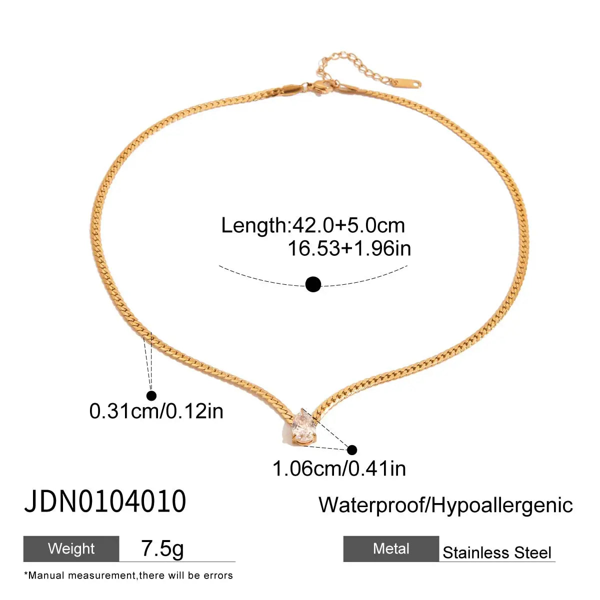 Serene Drop Necklace