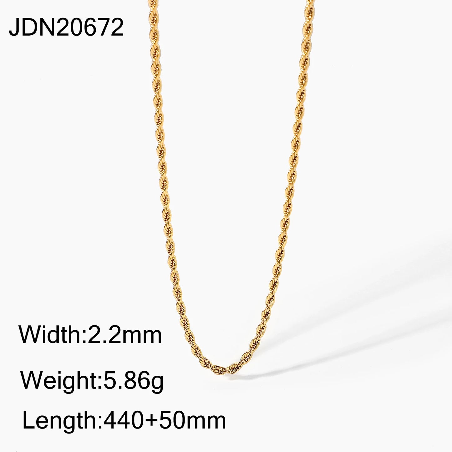 Toggle Link Gold Necklace