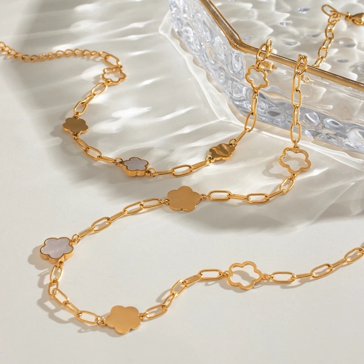 Flora Petal Chain Bracelet