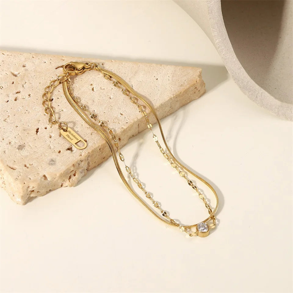 Duo Layer Chain Bracelet