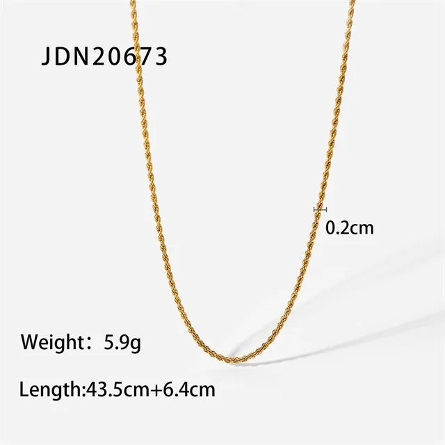 Toggle Link Gold Necklace