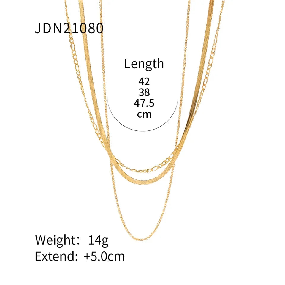 Toggle Link Gold Necklace
