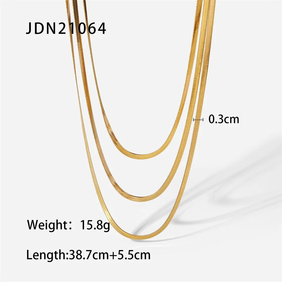 Toggle Link Gold Necklace