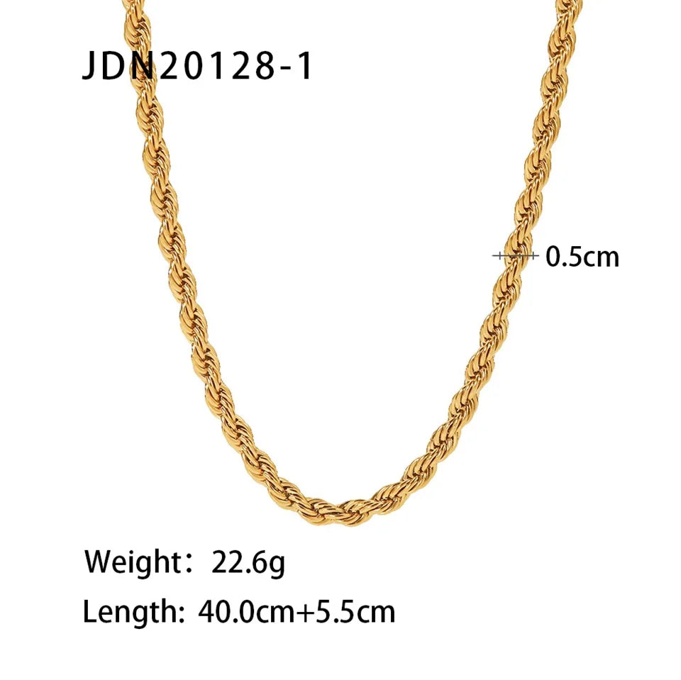 Toggle Link Gold Necklace