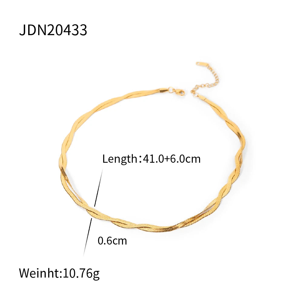 Toggle Link Gold Necklace