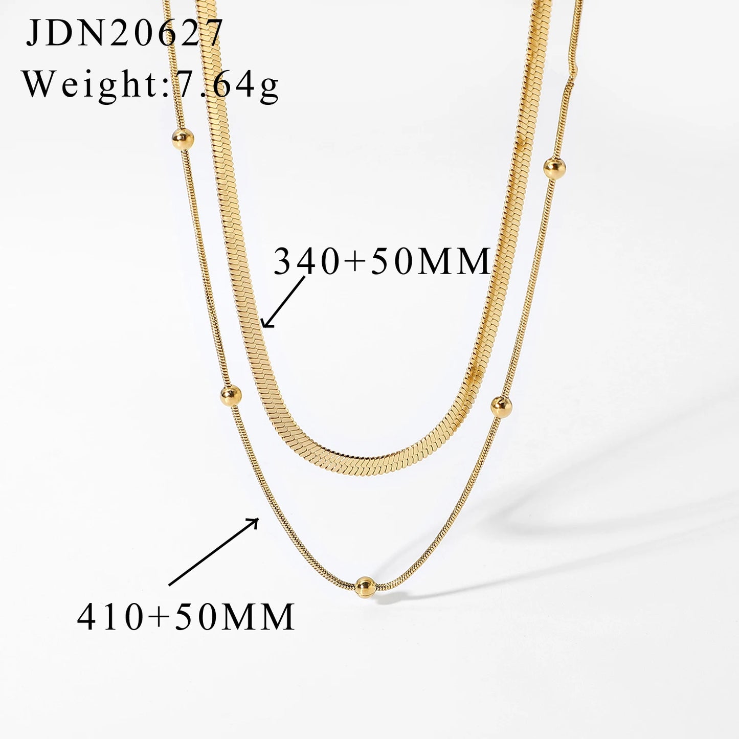 Toggle Link Gold Necklace