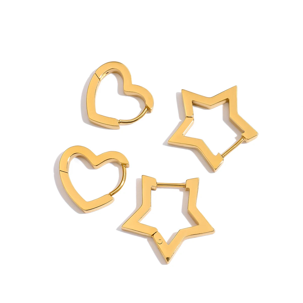 Star & Heart Essential Earrings