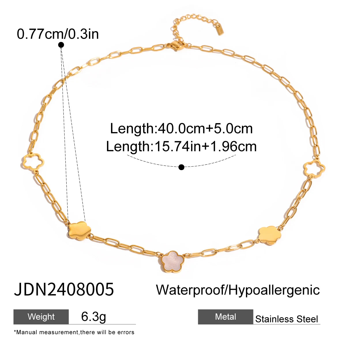 Flora Petal Chain Bracelet