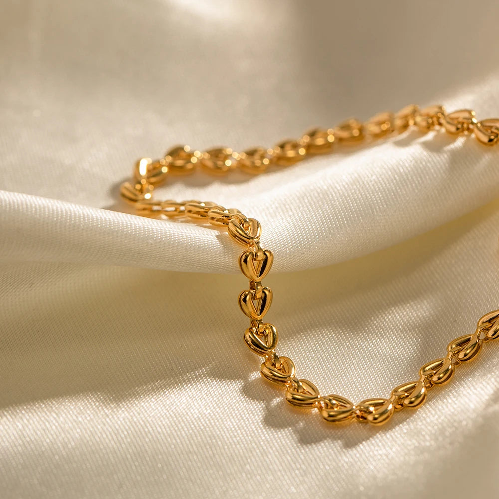 Mini Heart Beaded Bracelet