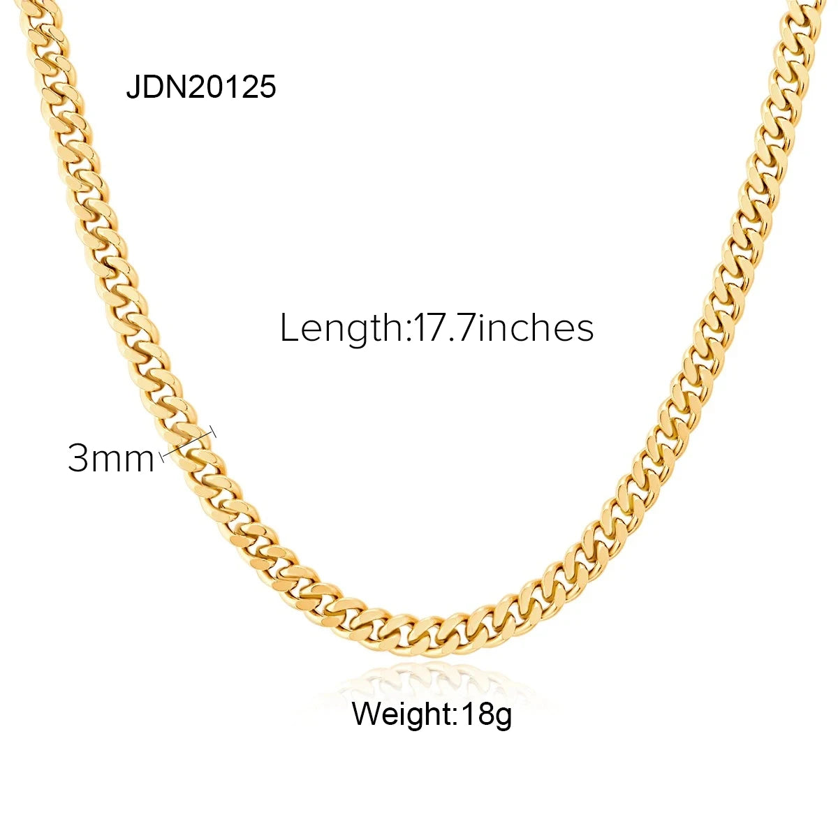 Toggle Link Gold Necklace