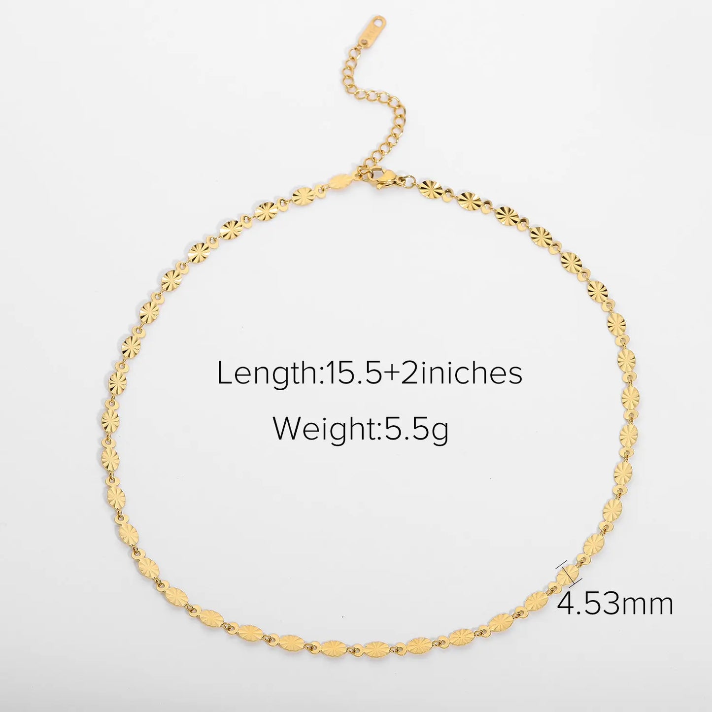 Toggle Link Gold Necklace