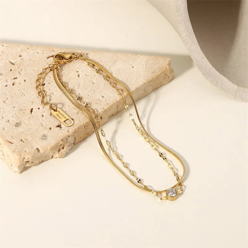 Duo Layer Chain Bracelet
