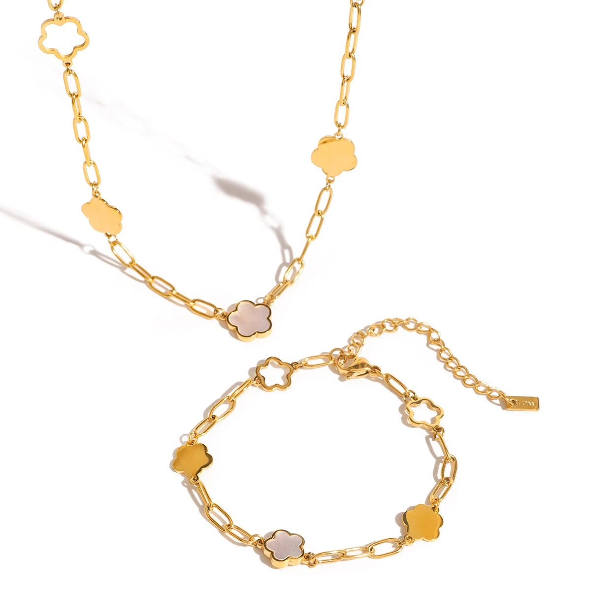 Flora Petal Chain Bracelet