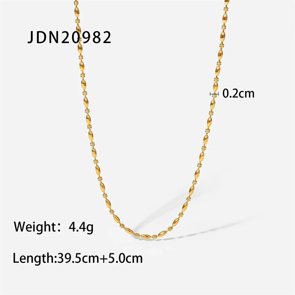 Toggle Link Gold Necklace