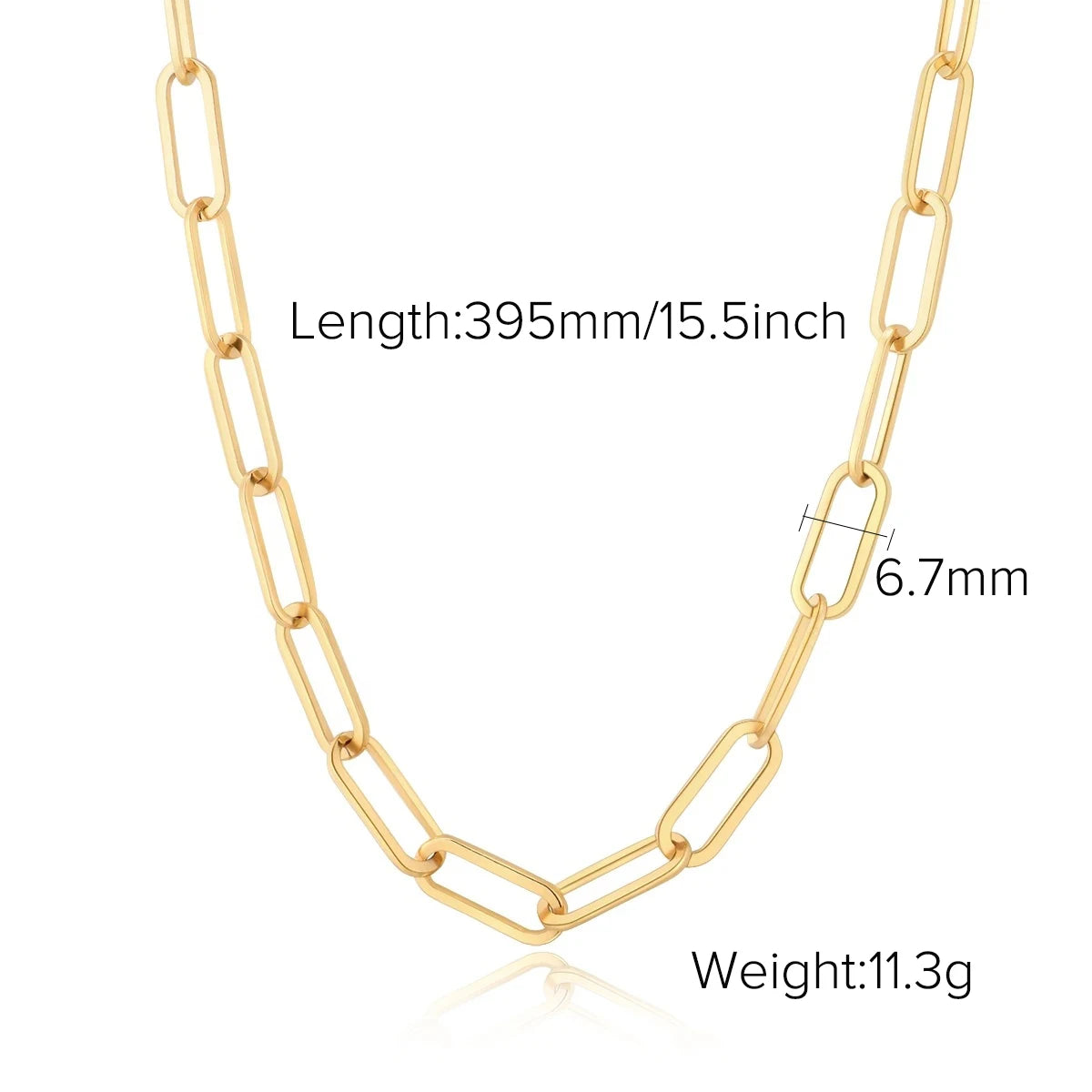 Toggle Link Gold Necklace
