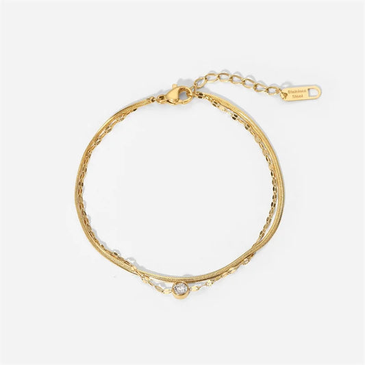 Duo Layer Chain Bracelet