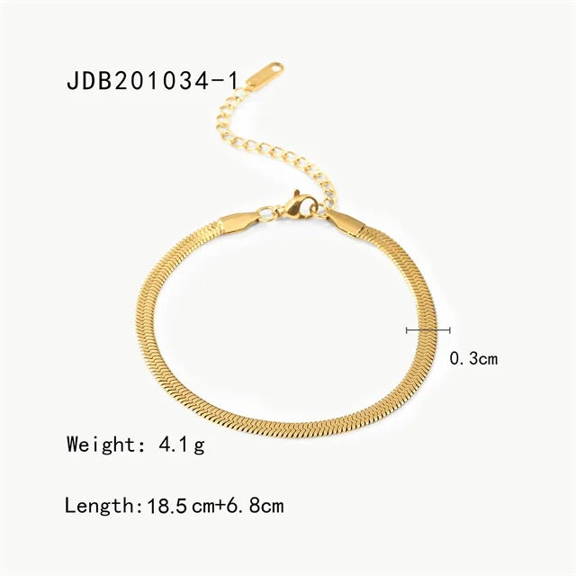 Chain Herringbone Bracelet