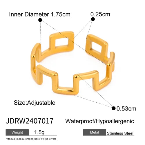 Open Chain Ring