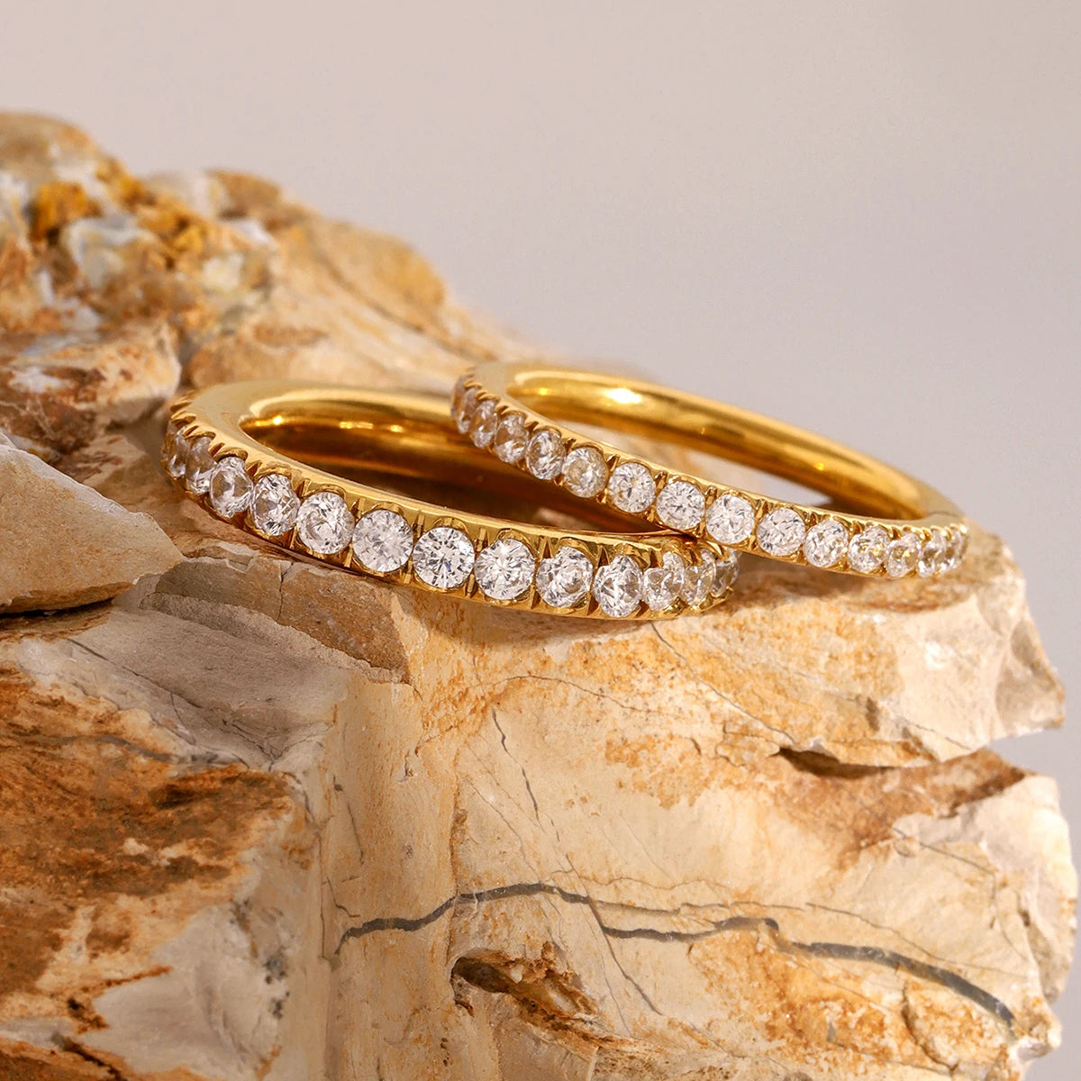 Bold & Slim CZ Ring