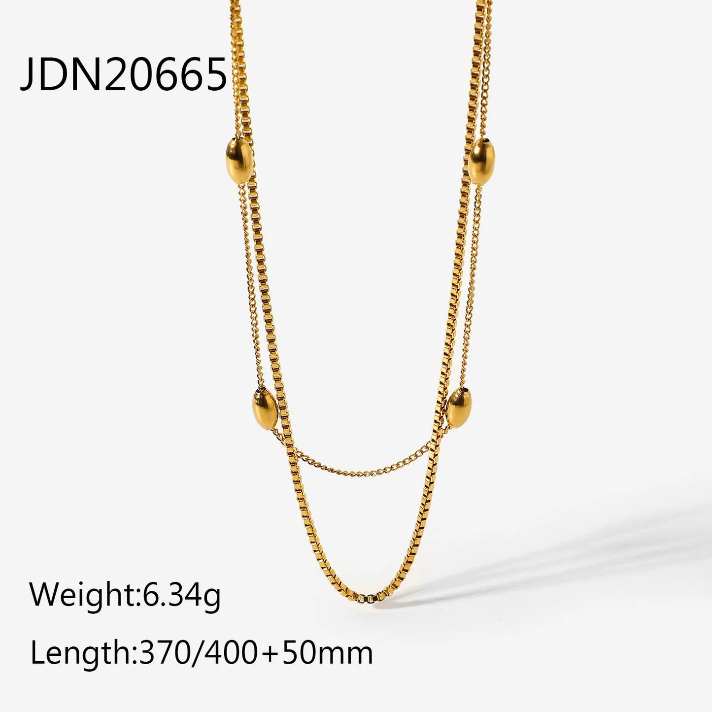 Toggle Link Gold Necklace