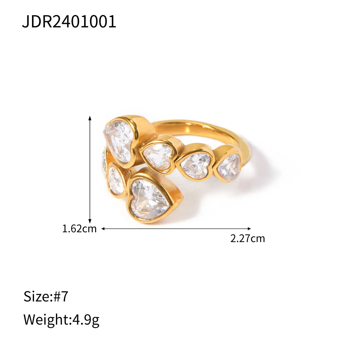 Celeste Heart Ring